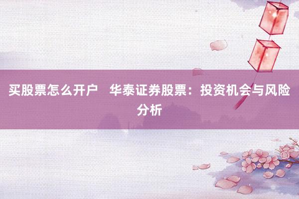 买股票怎么开户   华泰证券股票：投资机会与风险分析