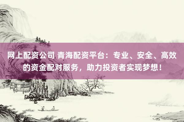 网上配资公司 青海配资平台：专业、安全、高效的资金配对服务，助力投资者实现梦想！