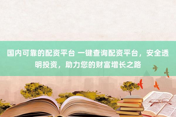 国内可靠的配资平台 一键查询配资平台，安全透明投资，助力您的财富增长之路