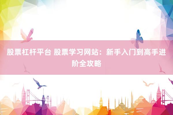 股票杠杆平台 股票学习网站：新手入门到高手进阶全攻略