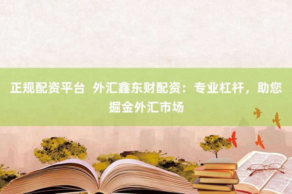 正规配资平台  外汇鑫东财配资：专业杠杆，助您掘金外汇市场